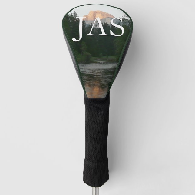 Halbkuppel Sonnenuntergang im Yosemite Nationalpar Golf Headcover (Vorderseite)