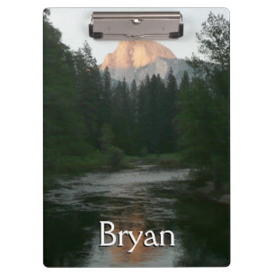 Halbkuppel Sonnenuntergang im Yosemite Nationalpar Klemmbrett