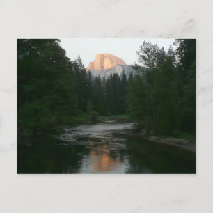 Halbkuppel Sonnenuntergang im Yosemite Nationalpar Postkarte