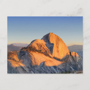 Halbkuppel Sonnenuntergang vom Mt Watkins - Yosemi Postkarte