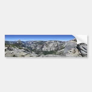 Halbkuppel und Yosemite-Tal - Yosemite Autoaufkleber