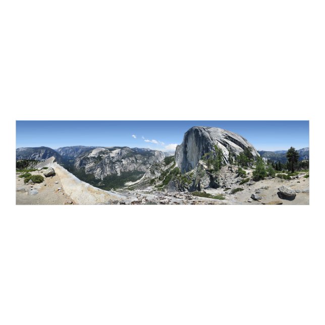 Halbkuppel und Yosemite-Tal - Yosemite Fotodruck (Vorne)