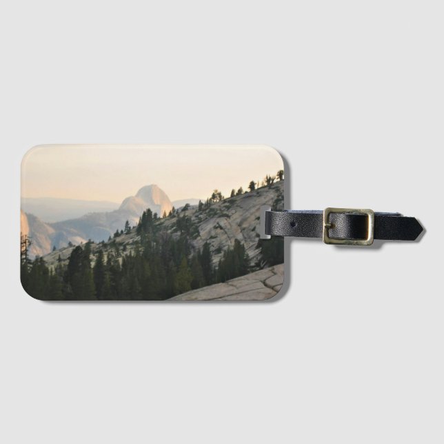 Halbkuppel von Olmstead Point, Yosemite, CA Gepäckanhänger (Vorderseite (Horizontal))