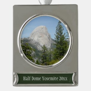 Halbkuppel von Panoramaweg II Banner-Ornament Silber