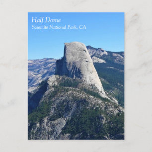 Halbkuppel von Washburn Point, Yosemite, CA Postkarte