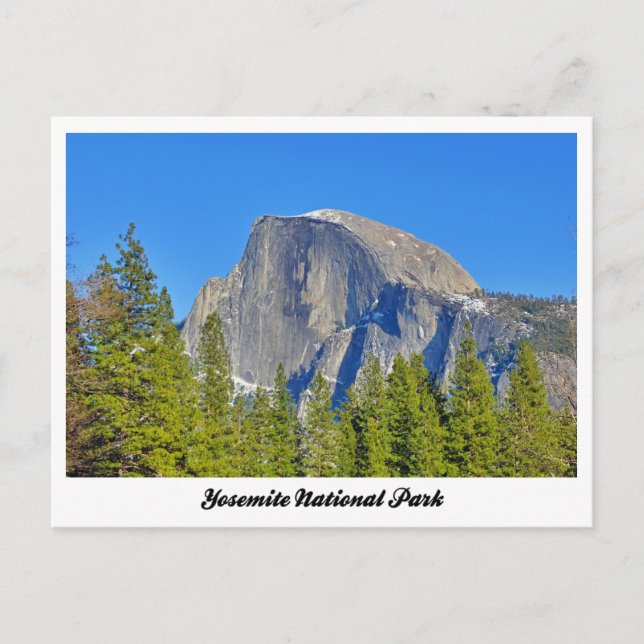 Halbkuppel Yosemite Postkarte (Vorderseite)
