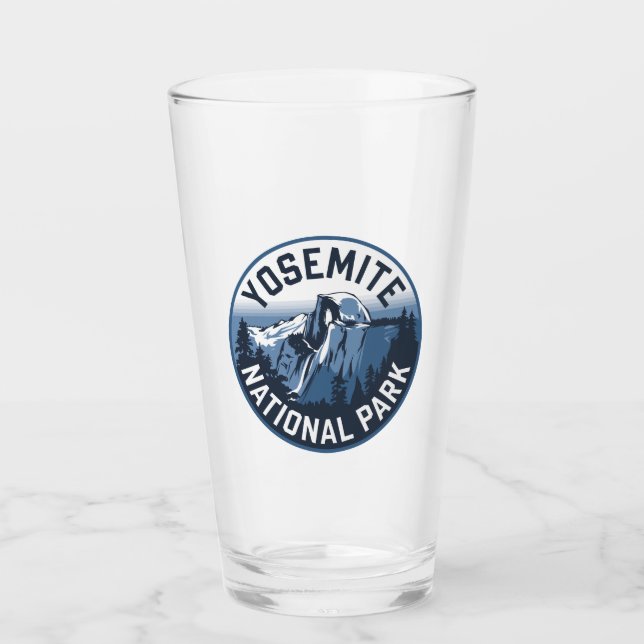 Halbkuppel Yosemite RundEmblem Glas (Vorderseite)