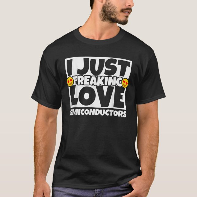 Halbleiter lustig  T-Shirt (Vorderseite)