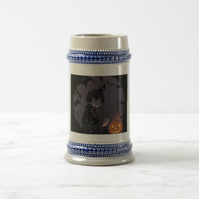 Halbmädchen Bierglas (Mittel)