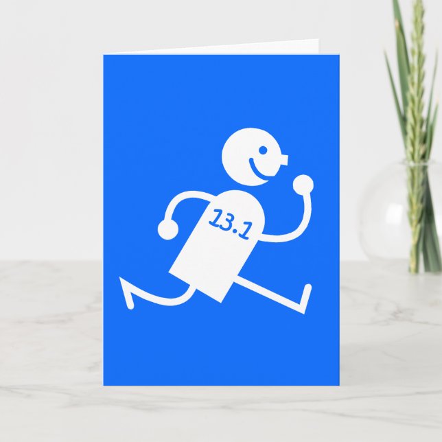 Halbmarathon Karte (Vorderseite)