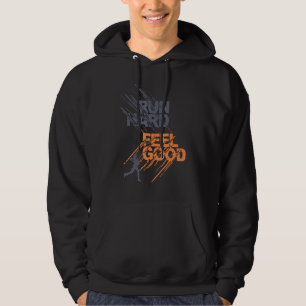 Halbmarathon läuft hart Feel gut 26 2 13 1 läuft Hoodie