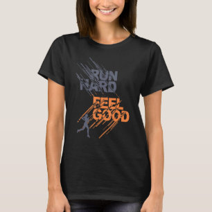 Halbmarathon läuft hart Feel gut 26 2 13 1 läuft T-Shirt