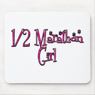 Halbmarathon-Mädchen Mousepad