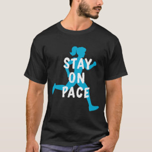 Halbmarathon Pace Training Laufmotivation sagen T-Shirt