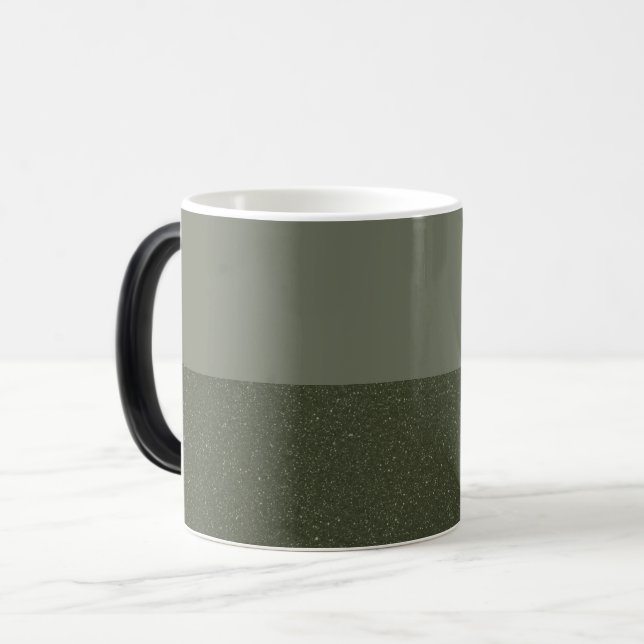 Halbmatte, Halbgeräusche, grüne Tasse - Anpassen (Vorderseite Links)