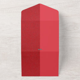 Halbmatte & Noise Red Wedding Einladung - Anpassen