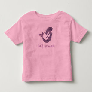 Halbmild Lila rosa Kleinkind T-shirt