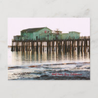 Halbmond-Bay-Postkarte
