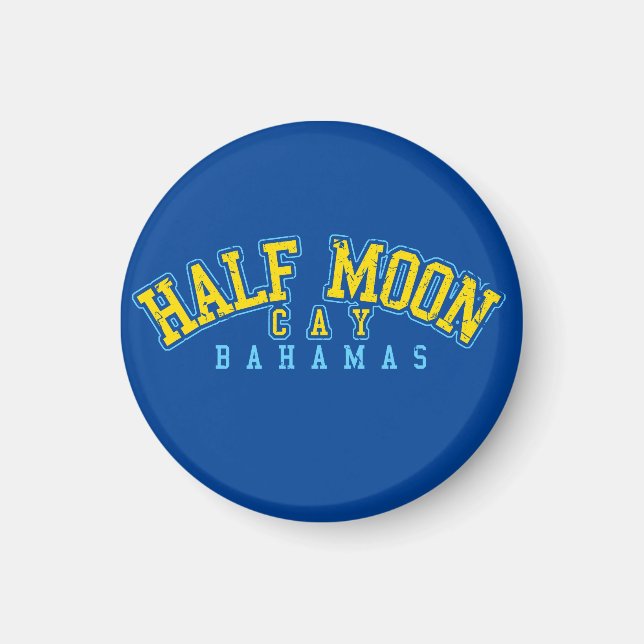 Halbmond Cay Bahamas Magnet Urlaub Kreuzfahrt (Vorne)