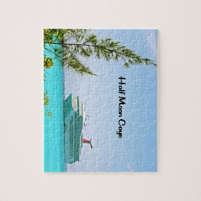 Halbmond Caye Bahamas (Vertikal)