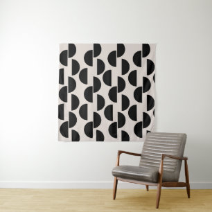 Halbmond Glam #1 #abstrakt #geo #art Wandteppich