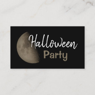 Halbmond, Halloween-Party Ticket Einladung