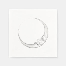 Halbmond-Papiertaschentuch Serviette