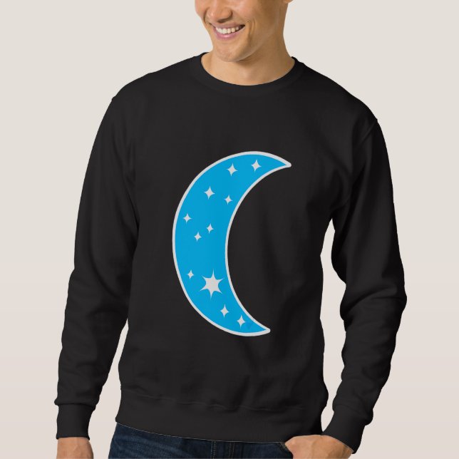 Halbmond Planet Sweatshirt (Vorderseite)