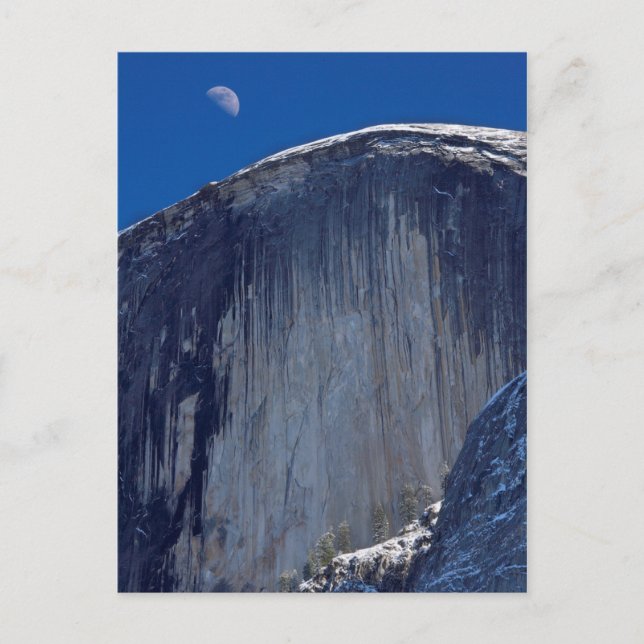 Halbmond steigt über halber Kuppel Postkarte (Vorderseite)