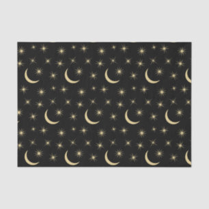 Halbmond Sterne Universum Weltraum Lover Astronomi Seidenpapier