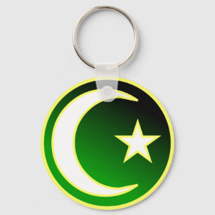 Halbmond u. Stern des Islams Schlüsselanhänger