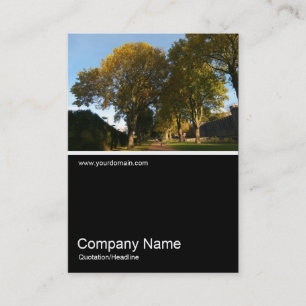 Halbpension Foto 2071 - Herbst im Park Visitenkarte