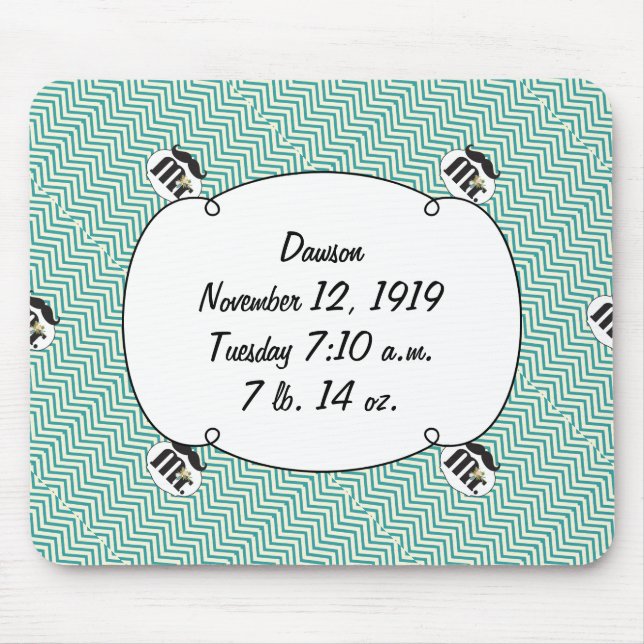 Halbpension Mr. Yellow and green Mousepad (Vorne)