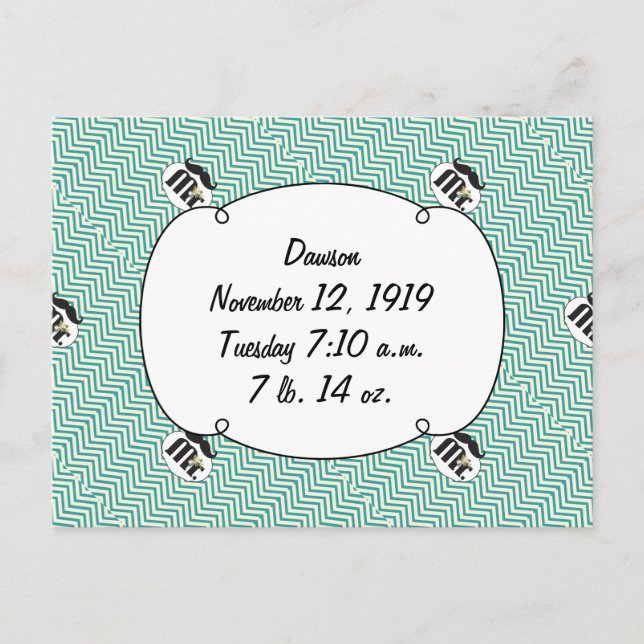 Halbpension Mr. Yellow and green Postkarte (Vorderseite)