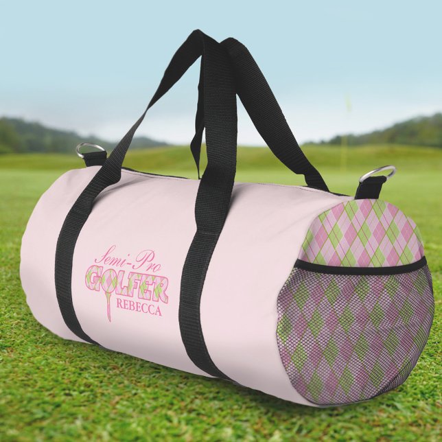 Halbpro-Golfer-Rosa-Tasche Duffle Bag (Von Creator hochgeladen)