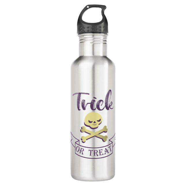 Halbränder Edelstahlflasche (Vorderseite)