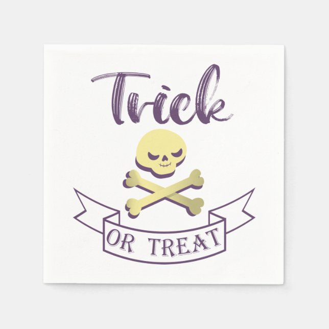 Halbränder Serviette (Vorderseite)