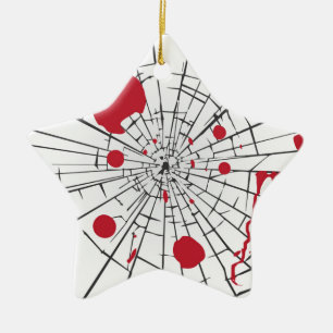 halbröckiges Glas Keramik Ornament