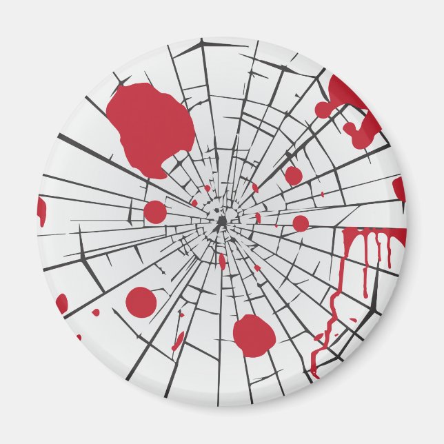 halbröckiges Glas Magnet (Vorne)