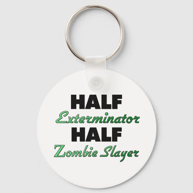 Halbschlaf Zombie-Schicht Schlüsselanhänger (Vorderseite)