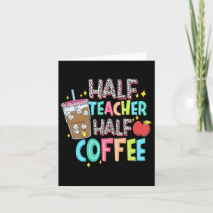 Halbtagsunterricht Halbtagskaffee, früher Schulunt Karte