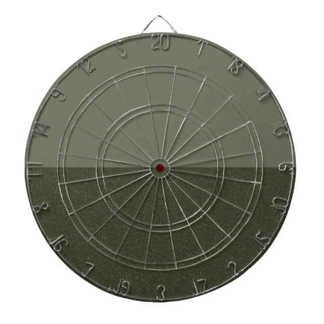 Halbtextur Moos Green Dartboard - Anpassbar Dartscheibe (vorne)