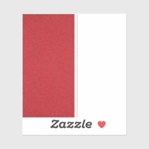 Halbtextur Tomato Red Vinyl Decal - Anpassbar Aufkleber