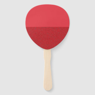Halbtexturierter Fan von Petalen - Tomatenrot (Cus Fächer