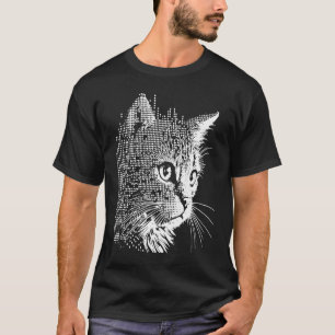 Halbton-Katze T-Shirt