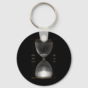 Halbton-Stundenglas-Sanduhr Schlüsselanhänger