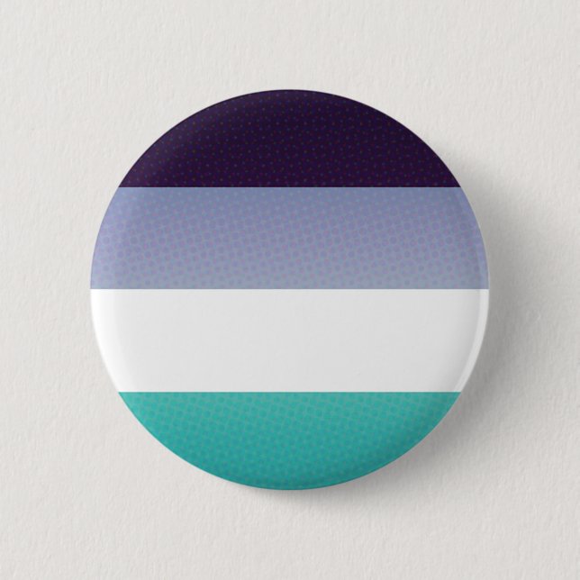 Halbtonbild orientierte aroace Stolzknopf Button (Vorderseite)