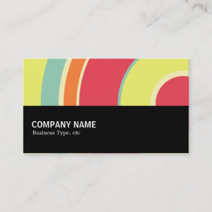 Halbweg 0114 - Farbiger Kreis 01 Visitenkarte