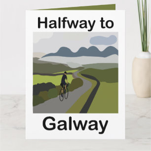 Halbwegs nach Galway Road Trip Karte
