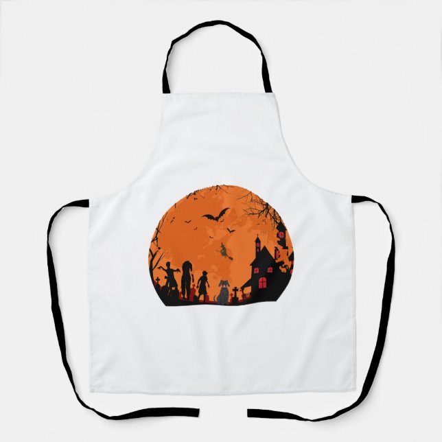 Halbzeigenvektor Schürze (Vorderseite)